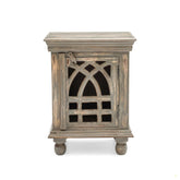 Indian Hand Carved Solid Wood Bedside Table 50